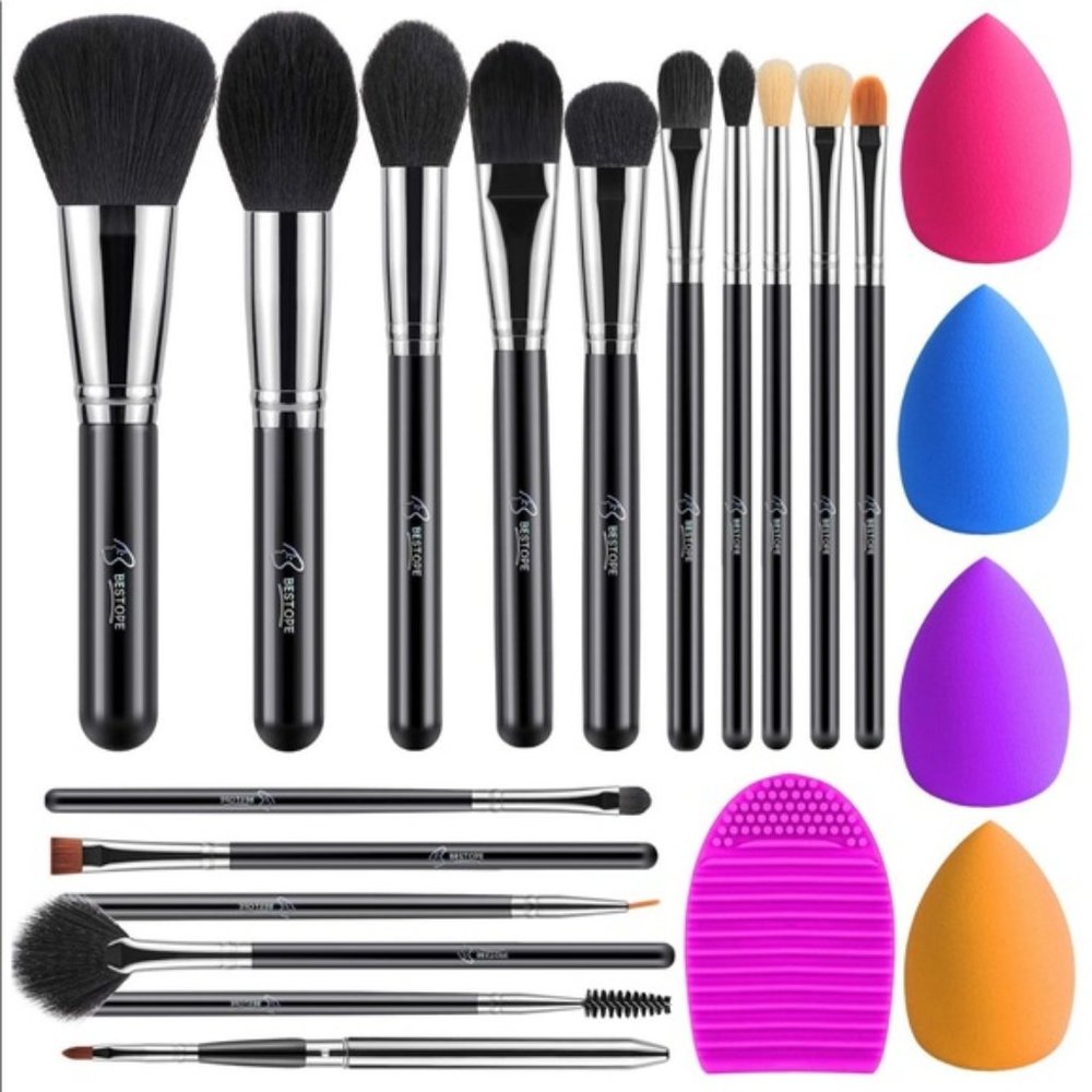 16 Pcs Makeup Brushes Set Brand New